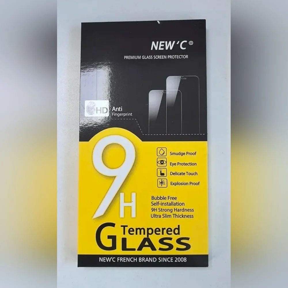 NEW'C 2 Pack Designed for Google Pixel 7 Screen Protector Tempered Glass Case